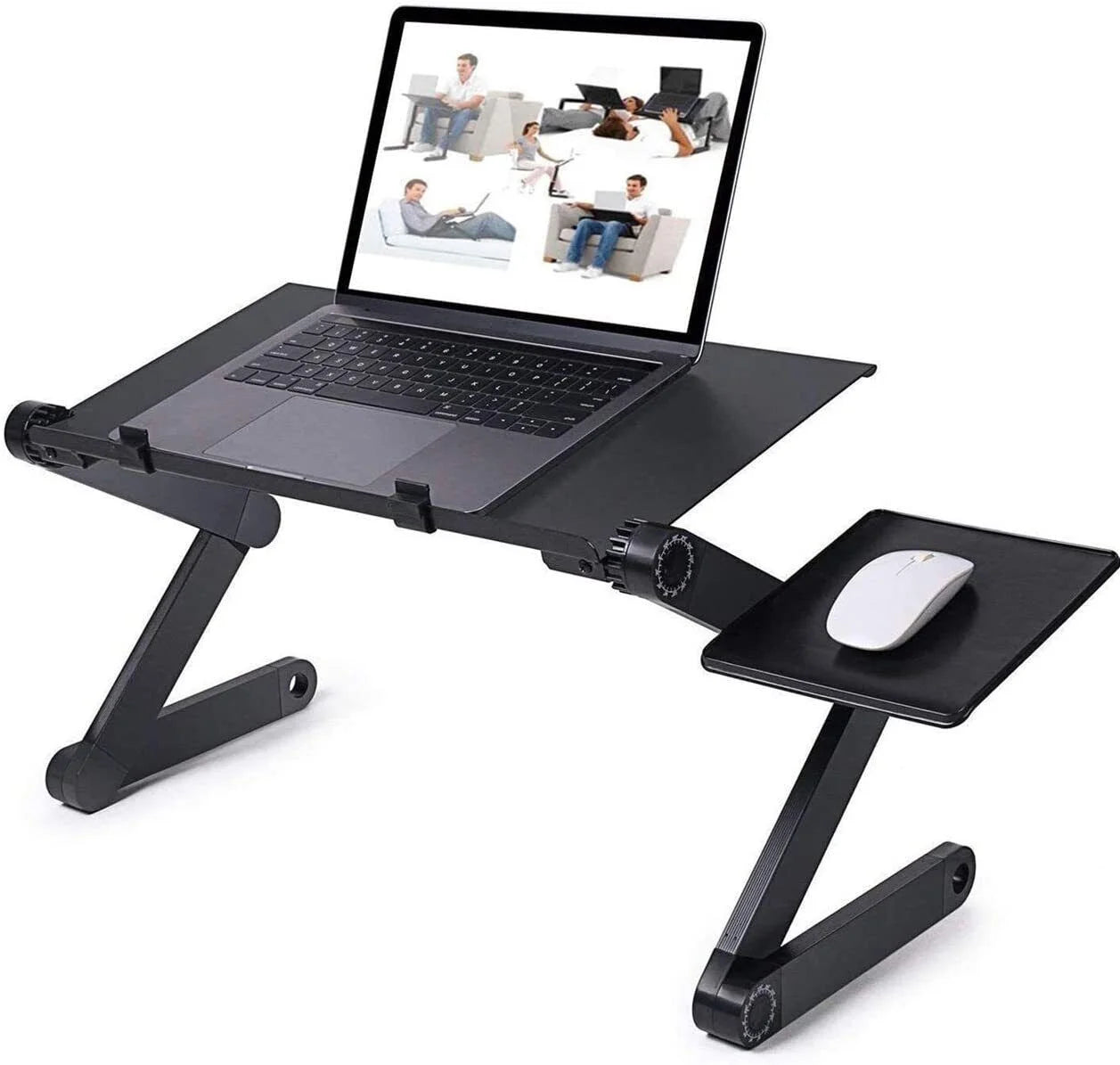 Bilot 360° Adjustable Laptop Table Stand Lap Sofa Bed Tray Foldable PC Notebook Desk